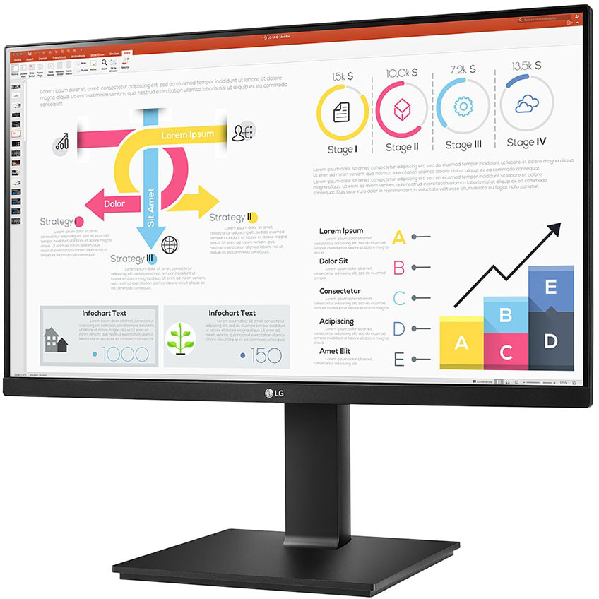 Màn hình máy tính LG 24QP750-B 23.8inch QHD 5ms 75Hz IPS - Hàng Chính Hãng