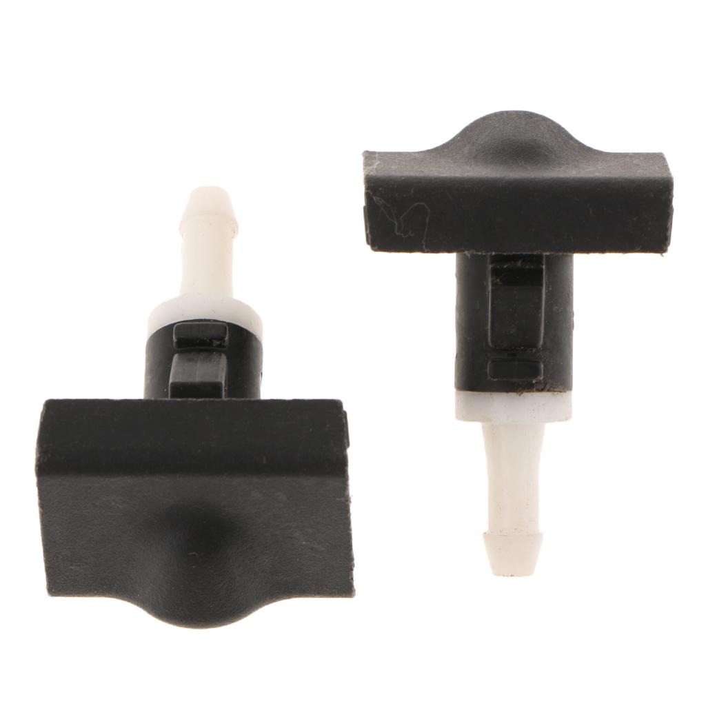 2pcs Windshield Washer Wiper Water Spray Nozzle for