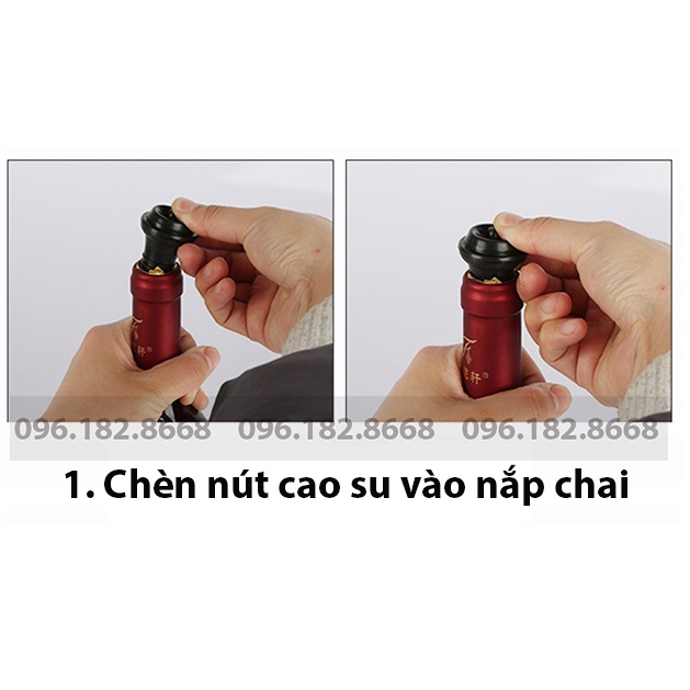 Bộ dụng cụ hút chân không rượu vang cao cấp