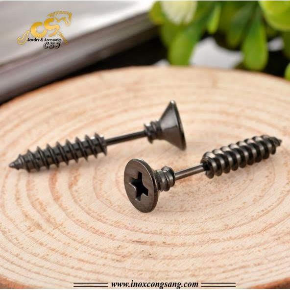 Bông tai inox titan hình đinh BT117 giá 1 chiếc