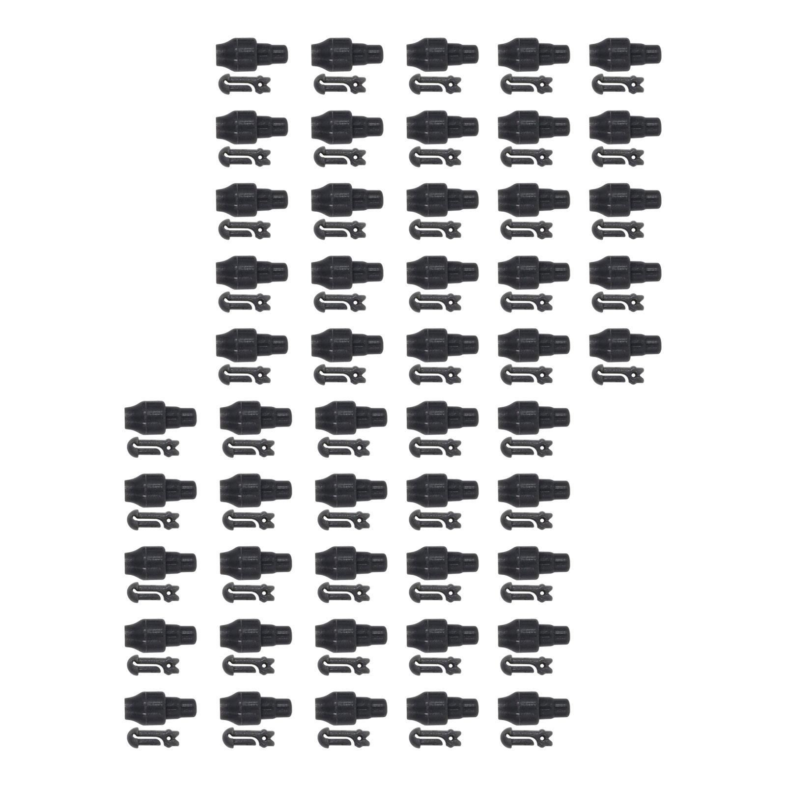 50 Pieces Method Feeder Bead Stop Beads Carp Fishing Method Feeder Connector Accessories Quick Change Beads for Lake Fishing