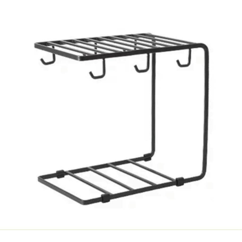 COMBO BỘ BÌNH UỐNG NƯỚC 6 CỐC THỦY TINH CAO CẤP CHỊU NHIỆT LÊN TỚI 400 ĐỘ C KÈM KHAY VÀ GIÁ TREO CỐC