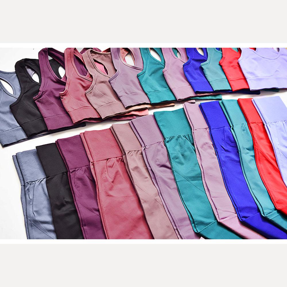 Set đồ tập gym dành cho nữ gồm Bra và quần legging cạp cao, ôm body, sexy