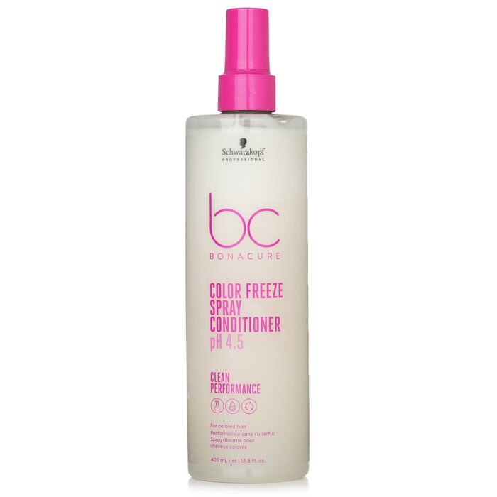 [+Mũ Trùm] Xịt dưỡng giữ màu tóc nhuộm Schwarzkopf BC Bonacure pH 4.5 Color Freeze Spray Conditioner 200ml NEW 2023