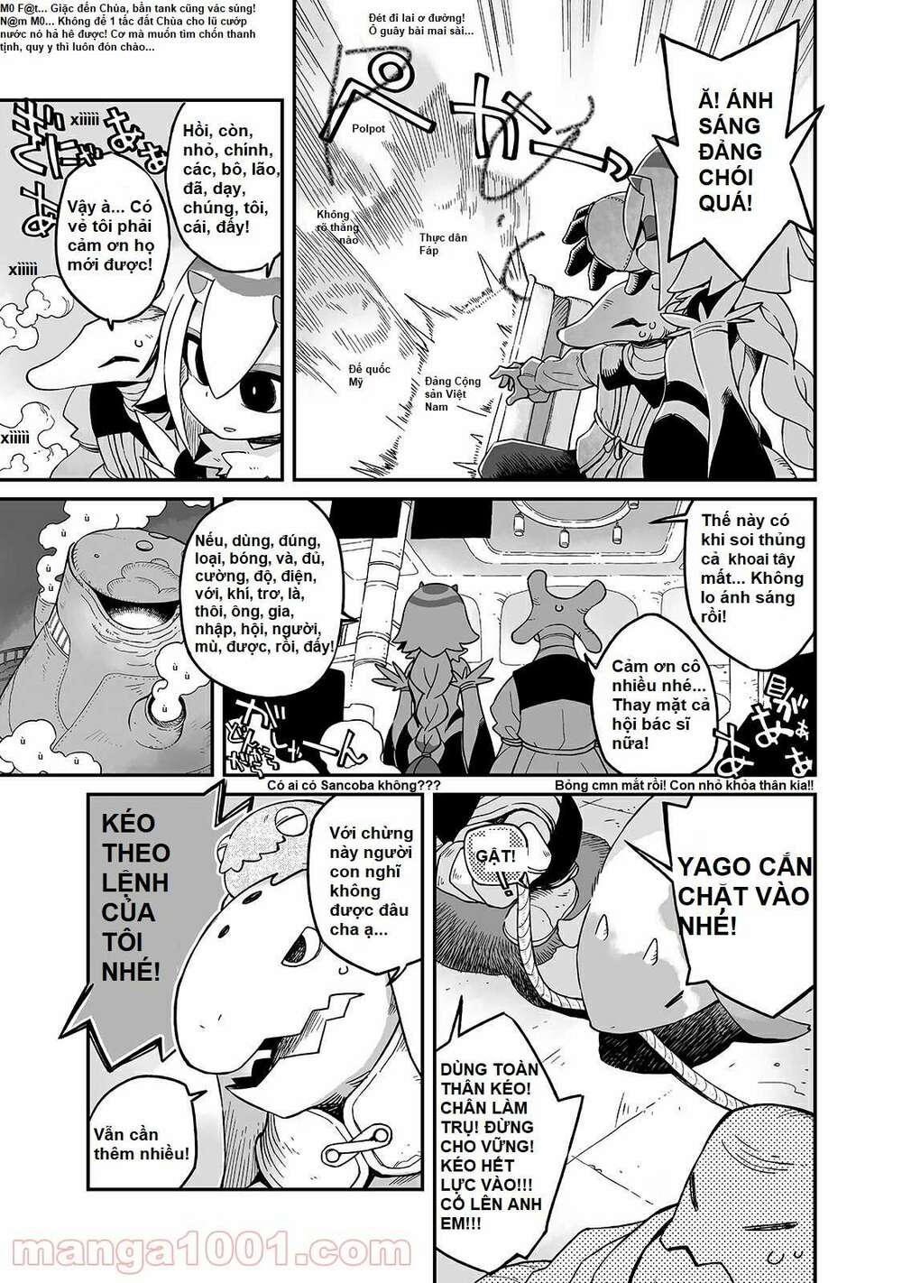 ngay cả khi hậu tận thế, thật hạnh phúc vẫn còn được sống... chapter 17.1 3