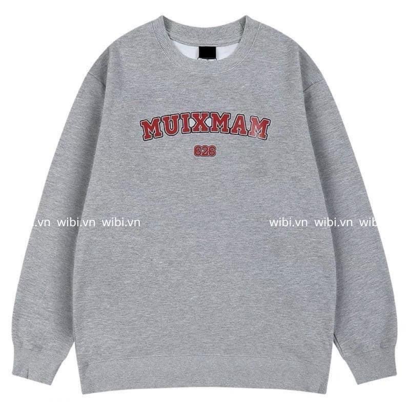 Áo sweater MUIXMAM áo sweater nỉ chất dày dặn