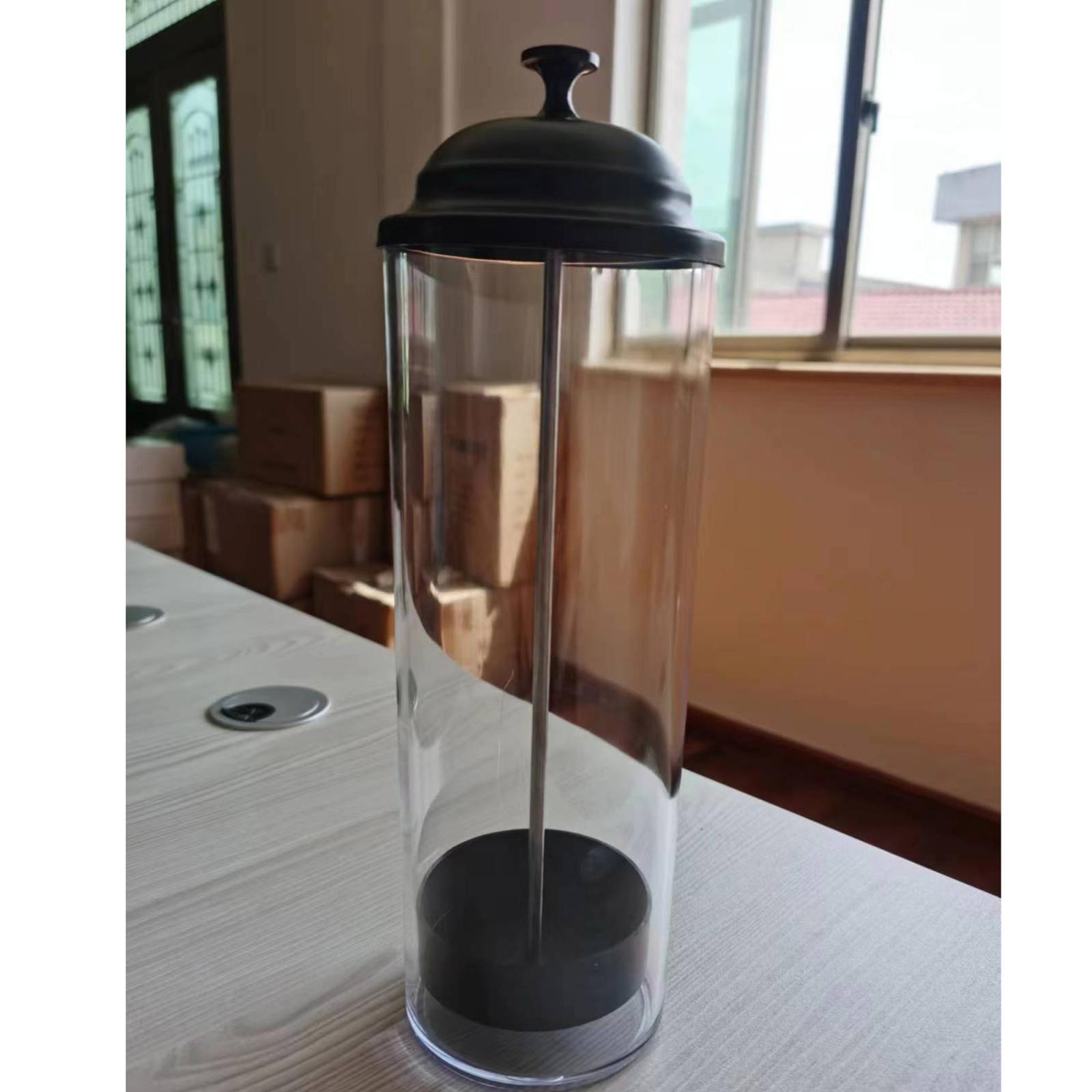 Drinking Straw Container, Straw Dispenser Holder, Transparent Drinking Straw Dispenser Drinking Straw Holder for Bar, Dining Room, Kitchen