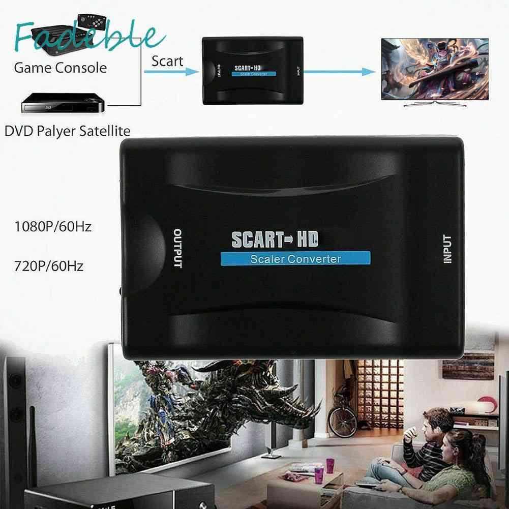Bộ ChuyểN ĐổI Âm Thanh / Video SCART Sang HDMI 1080P