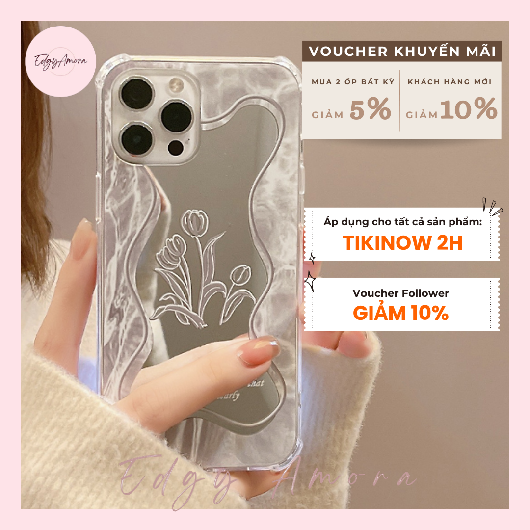 Ốp lưng Iphone chống sốc tráng gương họa tiết hoa dành cho Iphone 11 / Phone 11 Pro / Iphone 11 Pro Max / Iphone 12 / Iphone 12 Pro / Iphone 12 Pro Max / Iphone 13 / Iphone 13 Pro / IPhone 13 Pro Max / Iphone 14/ Iphone 14 Pro / Iphone 14 Pro Max