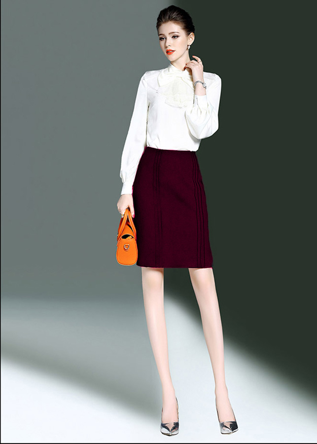 Chân váy ôm xếp pilly – MS0305CV