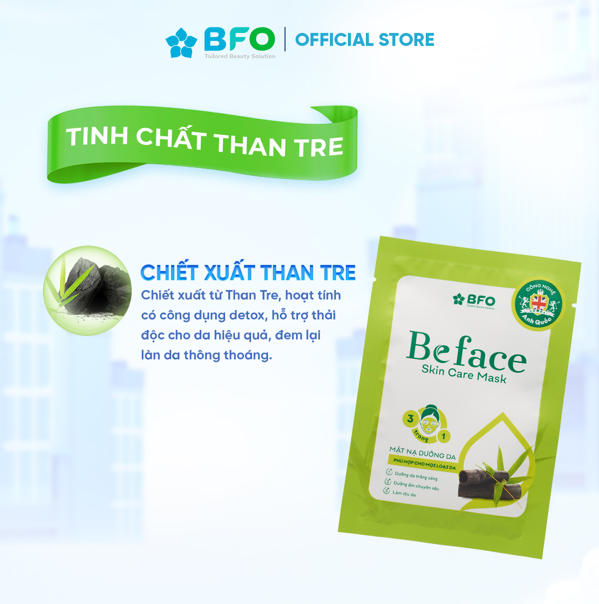 Combo 3 Mặt Nạ Dưỡng Da Beface