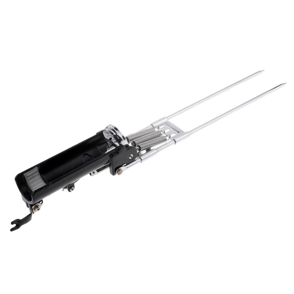 1 Piece Grounded Bilateral Fishing Rod Stand Bracket Foldable Pole Holder Rest Support Rack Fishing Tackle