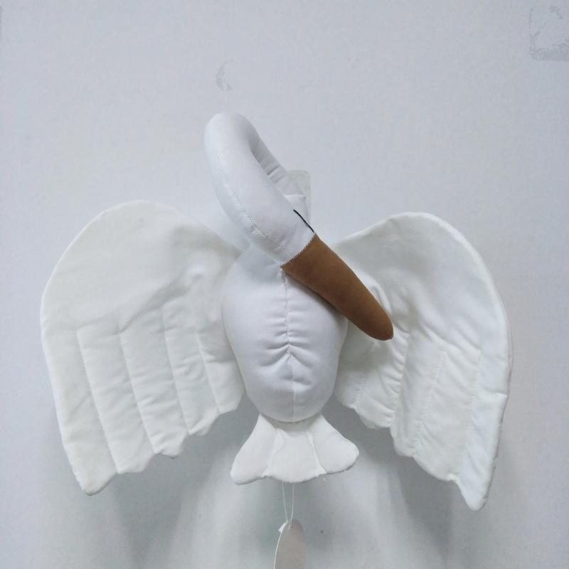 Phong Cách Bắc Âu Sáng Tạo Treo Tường Thiên Nga Kawaii Búp Bê Nhồi Bông Sang Trọng Thiên Nga Búp Bê Mầm Non Trang Trí Cho Bé Làm Dịu Gối Trẻ Em Trang Trí Phòng