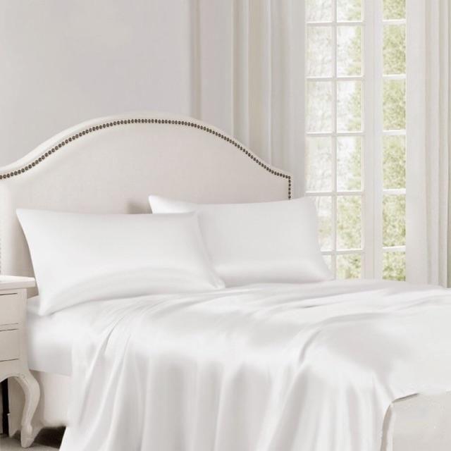 Bộ Drap Gối Phi Lụa Cao cấp hàng loại 1 chất vải dày hàng mát Lan Bedding
