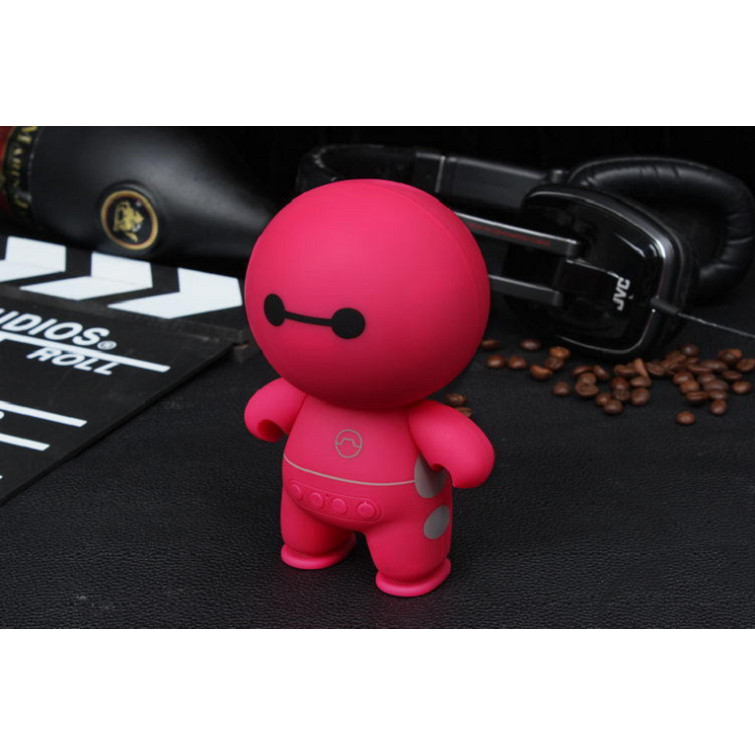 Loai Bluetooth Siêu Trầm Thiết Kế Hình Robot Mini Âm Thanh Sống Động