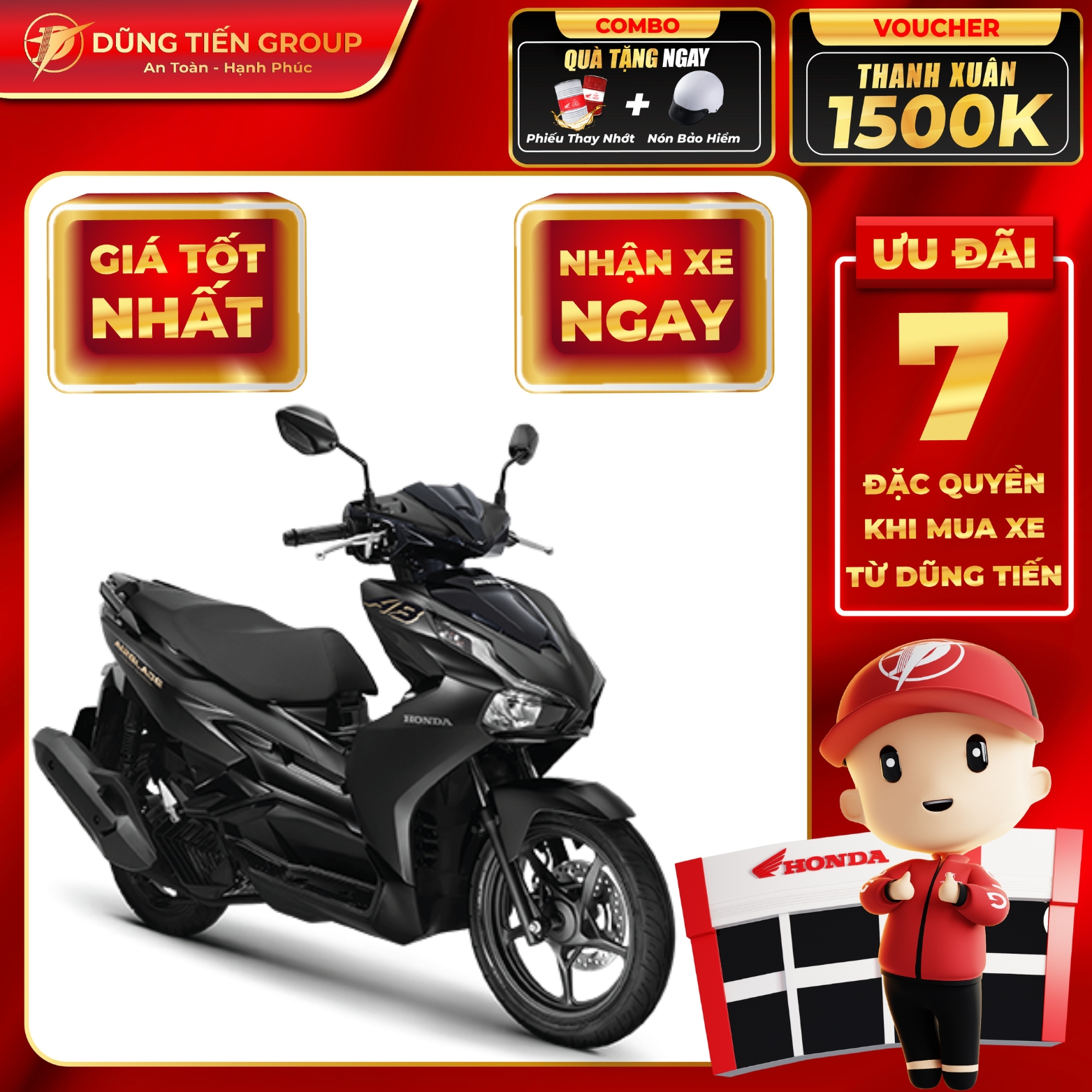 Hình ảnh Xe Máy Honda AirBlade 125 Phiên Bản Đặc Biệt 2023