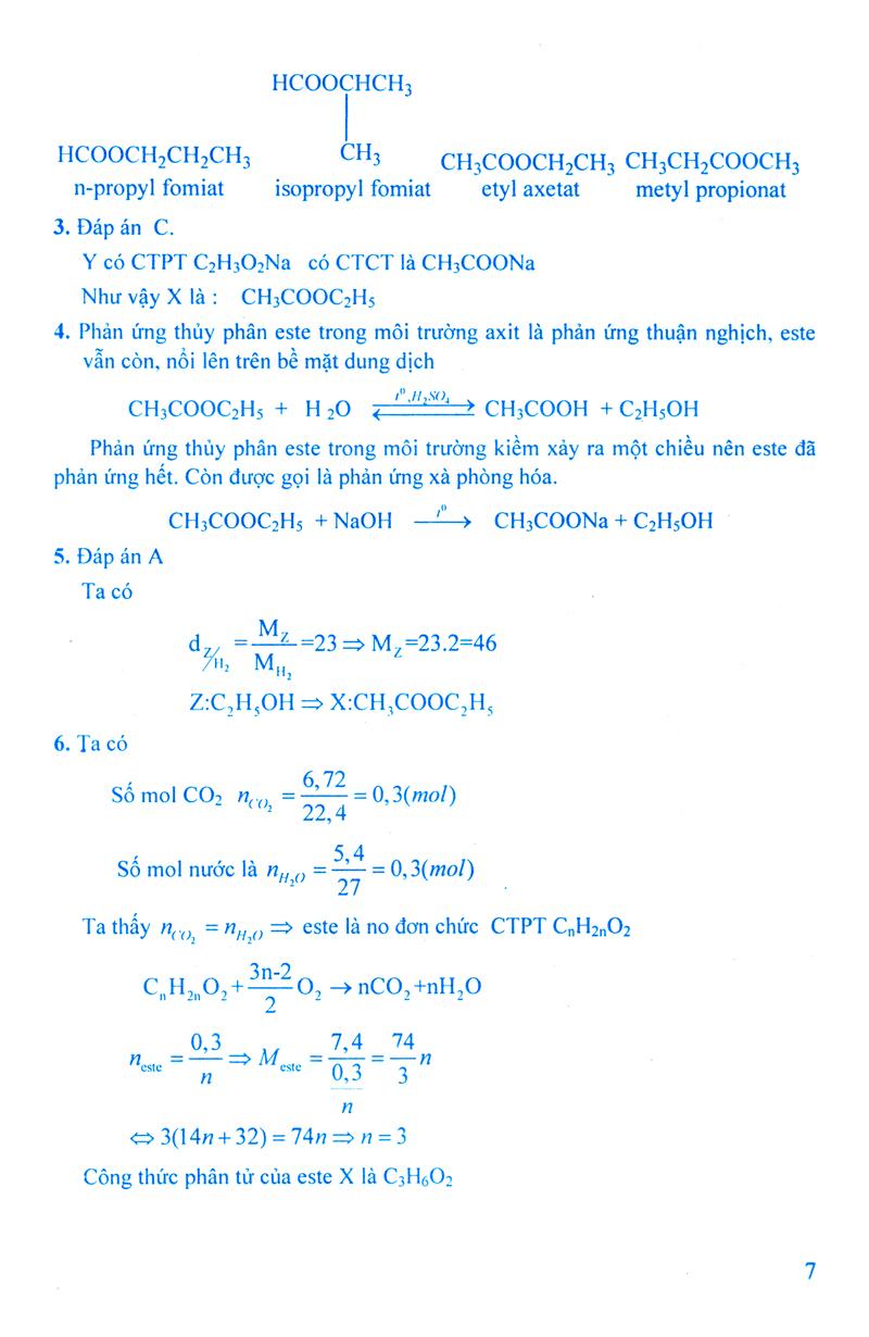 Giải Bài Tập Hóa Học Lớp 12 (Chương Trình Chuẩn)