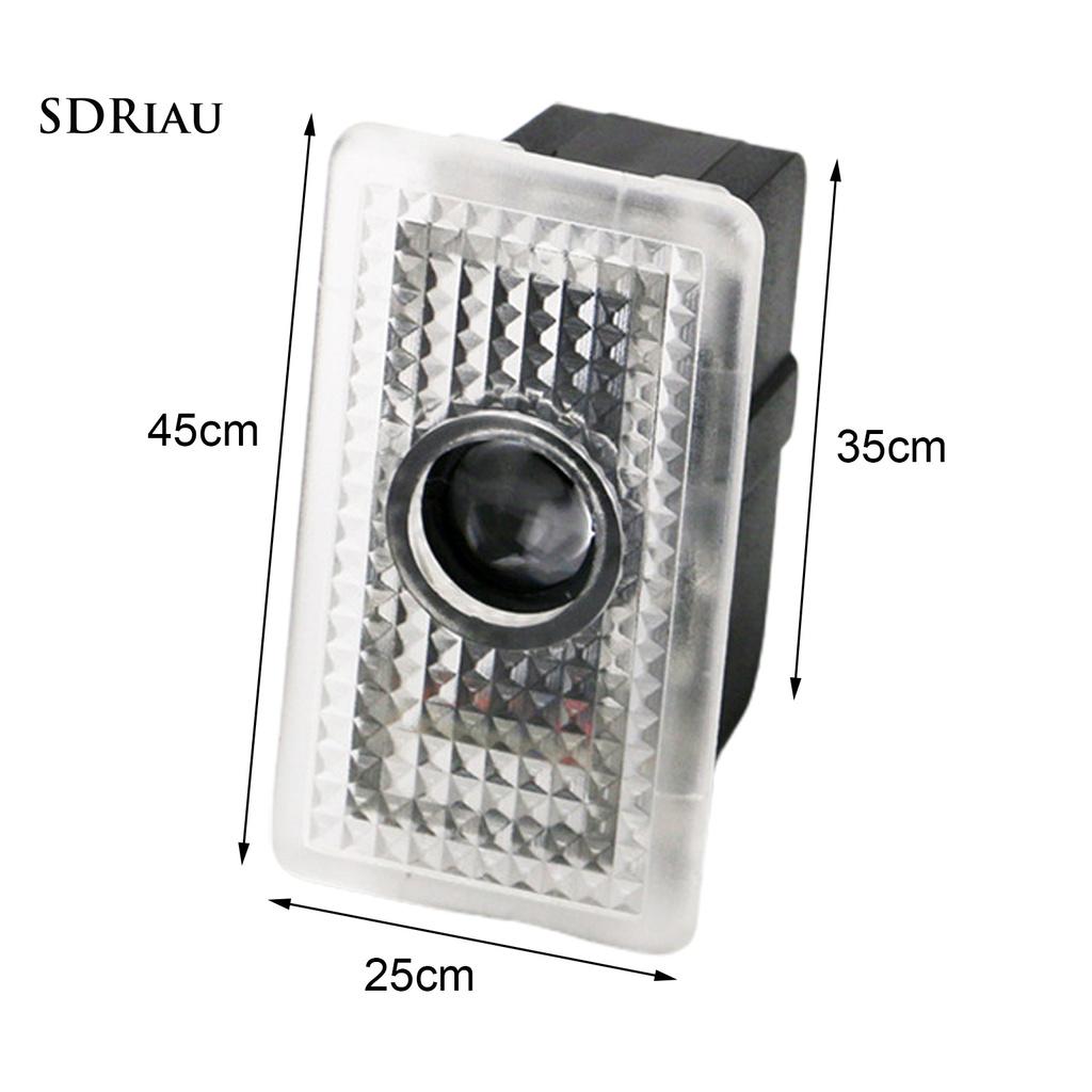 TESLA Set 4 Đèn Chiếu Sáng Gắn Cửa Xe Ô Tô