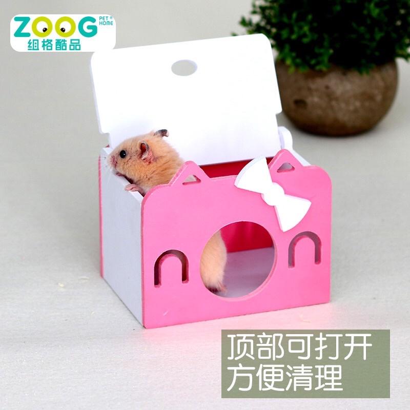 Nhà gỗ lắp ráp cho Hamster. Nhà gỗ mèo nơ