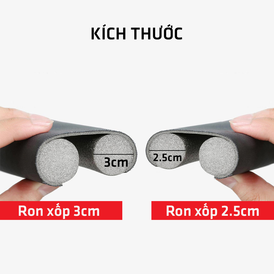 Combo 100 Thanh Nẹp Mút Xốp Nhét Chèn Chân Đáy Khe Hở Cửa Chống Ồn Ngăn Chặn Gió Bụi Côn Trùng Cách Âm 95cm Legaxi