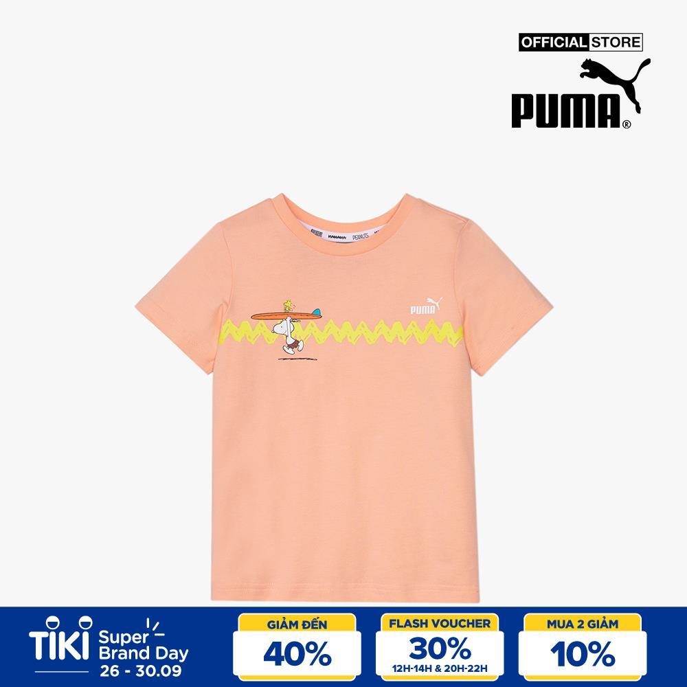 PUMA - Áo thun trẻ em PUMA X PEANUTS Graphic Tee B-599463