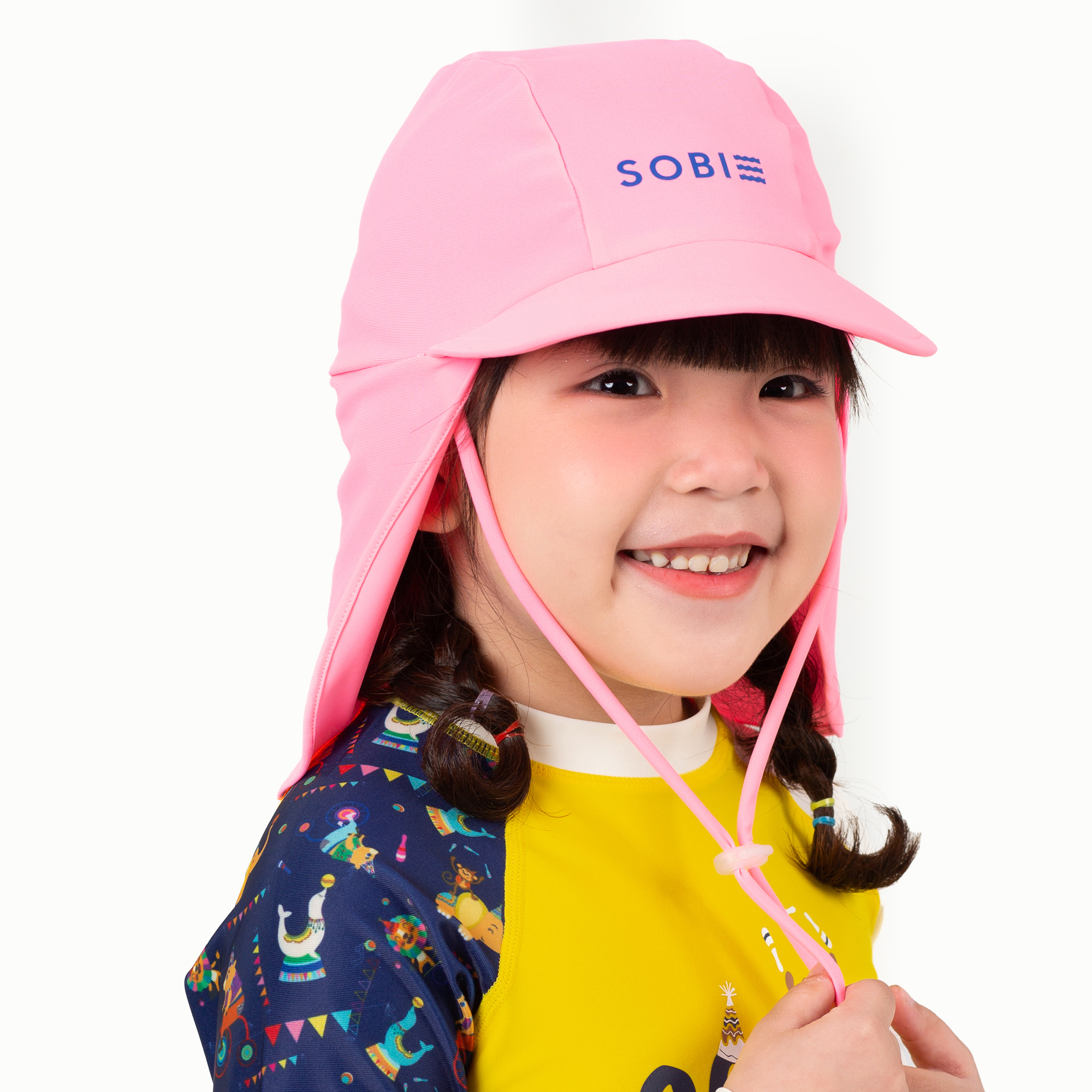 Nón chống nắng trẻ em Pink Girl SOBIE