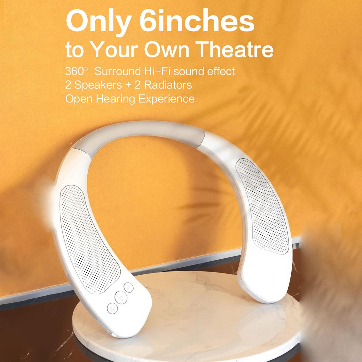 Loa bluetooth loa không dây có thể đeo được không dây đeo cổ tay ngoài trời loa bluetooth di động loa không dây ipx5 Color: white