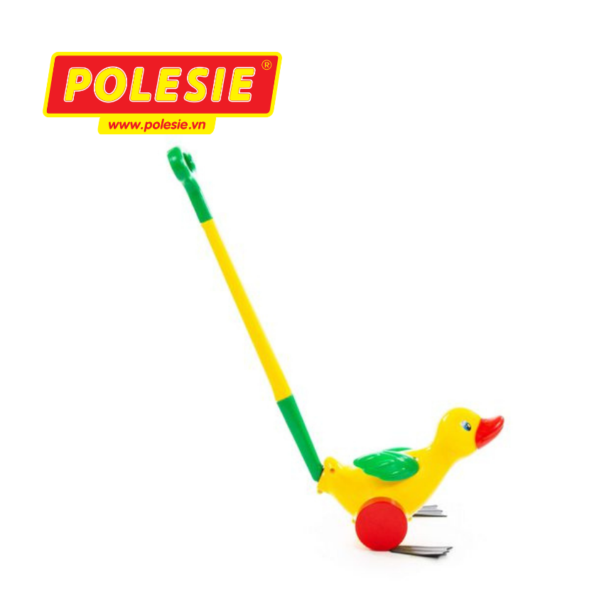 Đồ Chơi Xe Đẩy Vịt Con Giúp Bé Thích Thú Tập Đi Polesie 7925 - Hàng Chính Hãng Nhập Khẩu Châu Âu