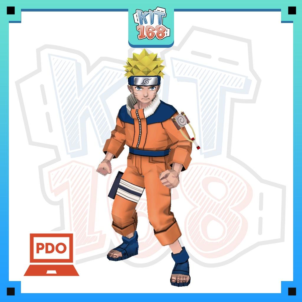 Mô hình giấy Anime Game Uzumaki Naruto ver 2