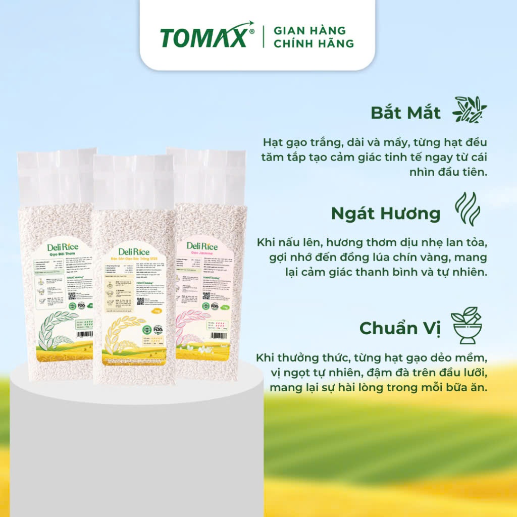 Combo Hương Lành (ST25, Jasmine, Đài Thơm) túi 1kg