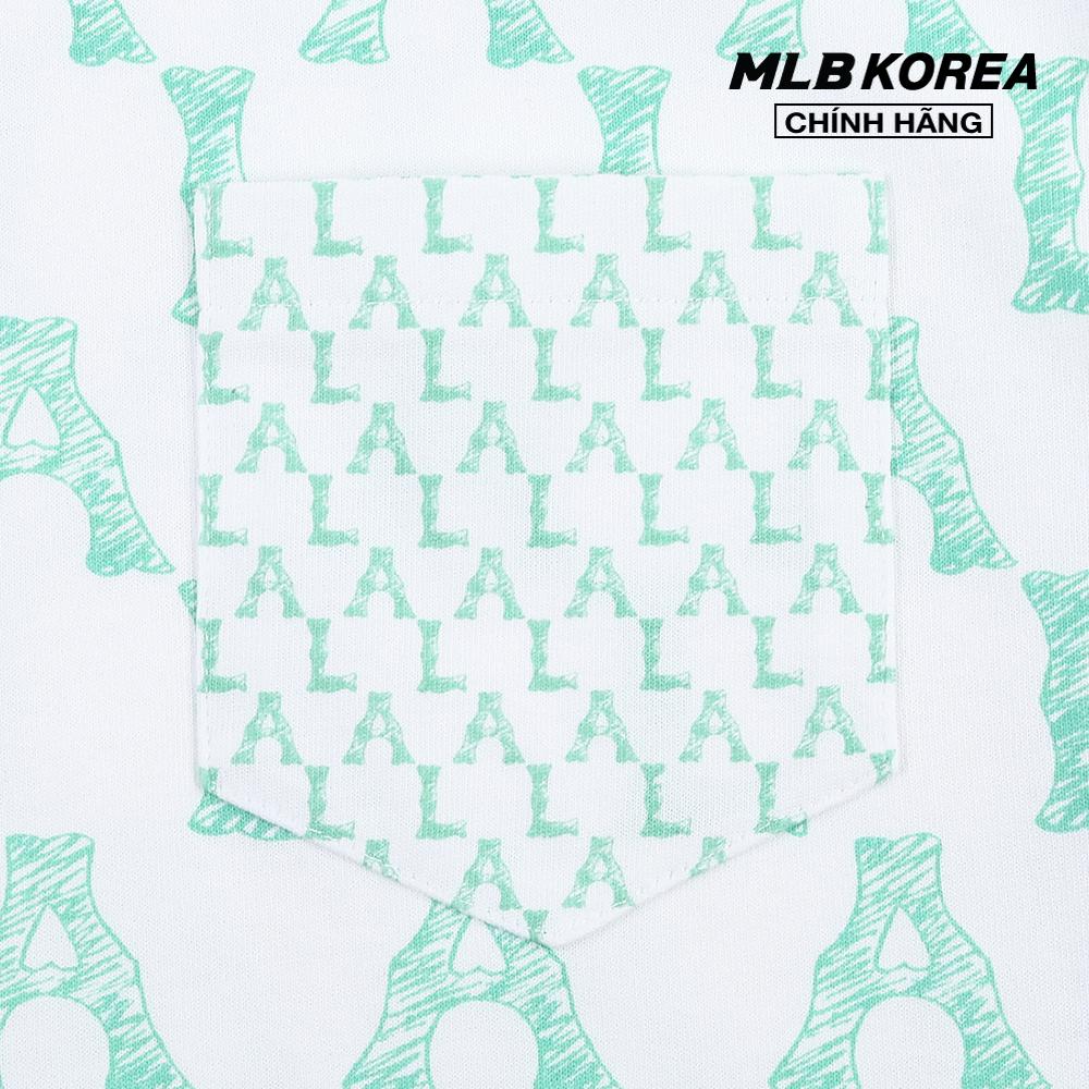 MLB - Áo thun cổ tròn ngắn tay Monogram Mix Pocket 31TSM4131