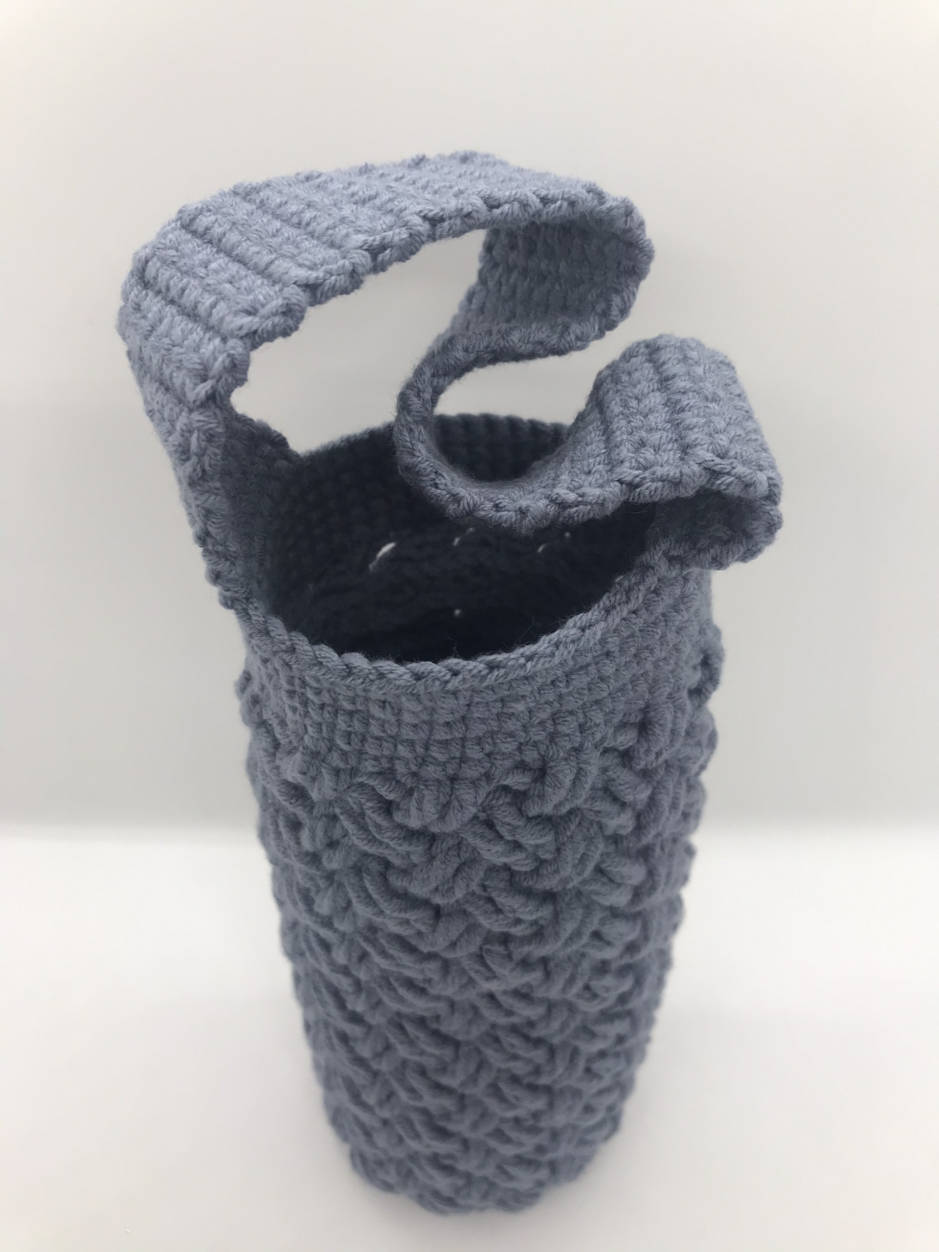 TÚI ĐỰNG BÌNH GIỮ NHIỆT HANDMADE XANH XI MĂNG