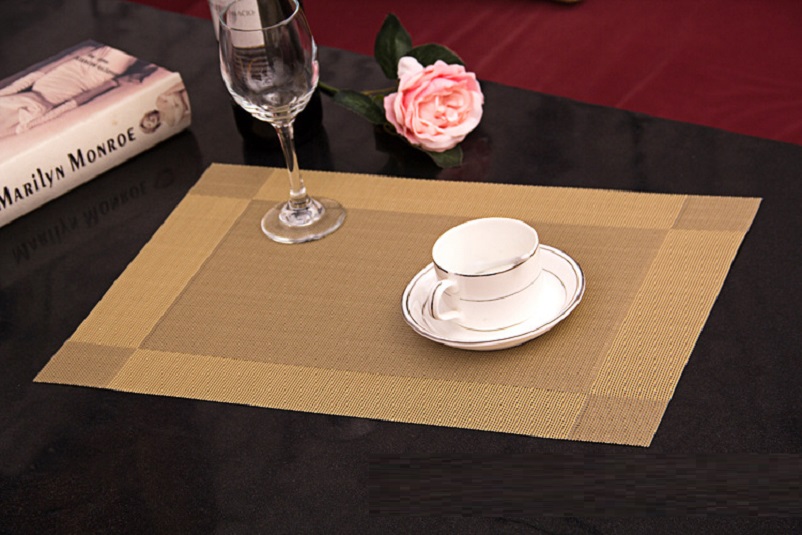 Combo 6 Miếng lót bàn chống trượt, cách nhiệt để bát đĩa Nhà của Mẹ kích thước 45x30cm  - màu giao ngẫu nhiên