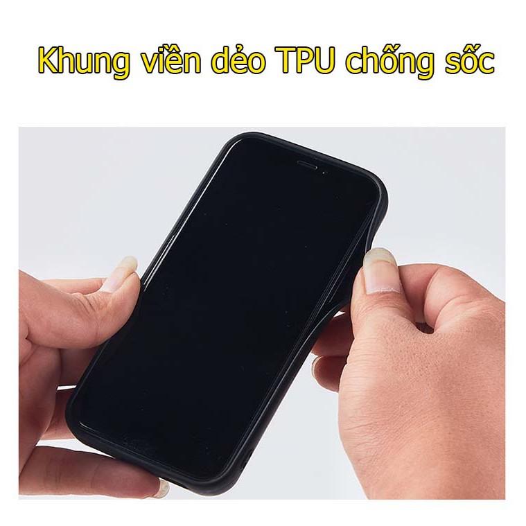 Ốp lưng da dành cho iPhone 12 pro max / iphone 12 tặng kèm ví mini