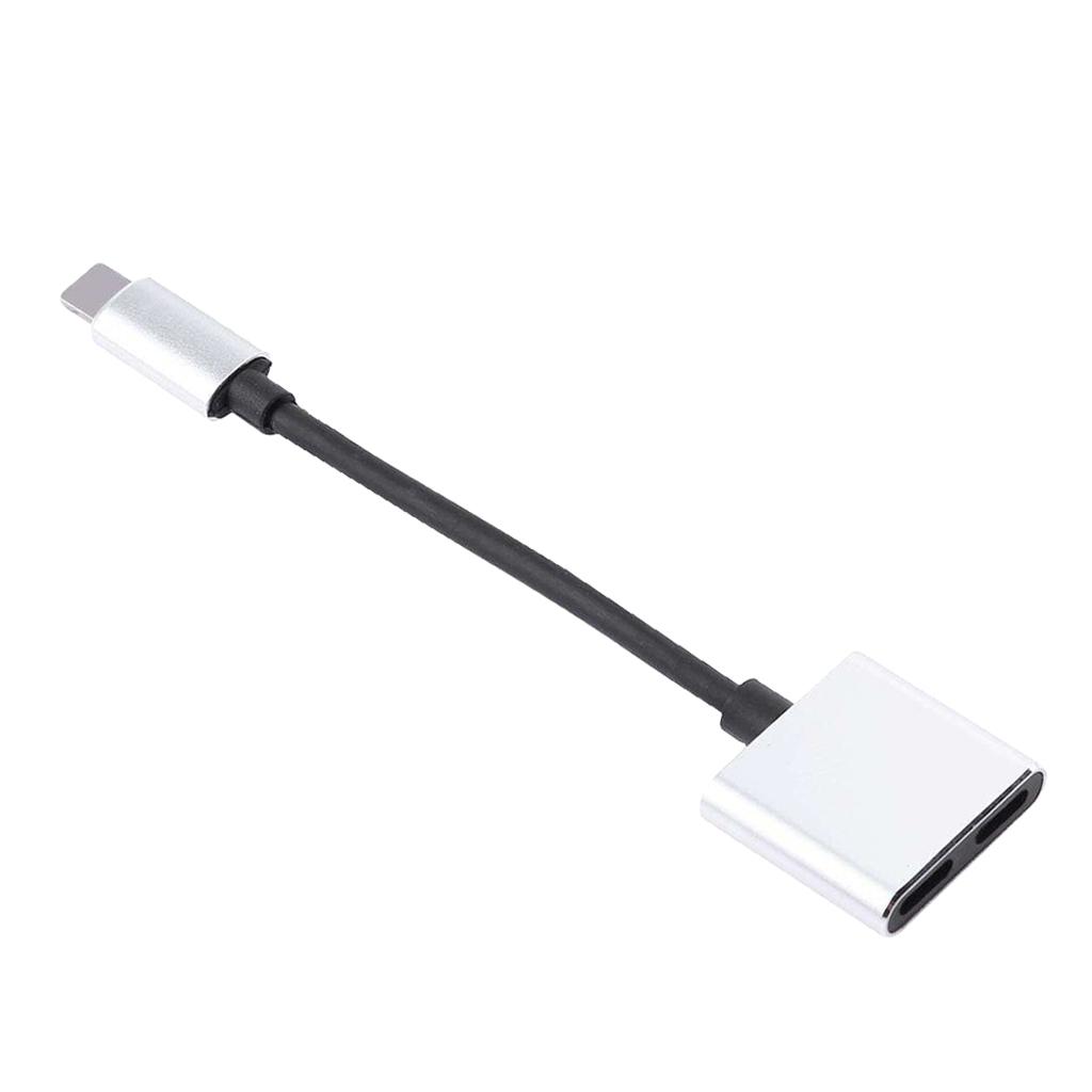 2-in-1 Audio Converter Adapter with Charging Port for 7/8/X