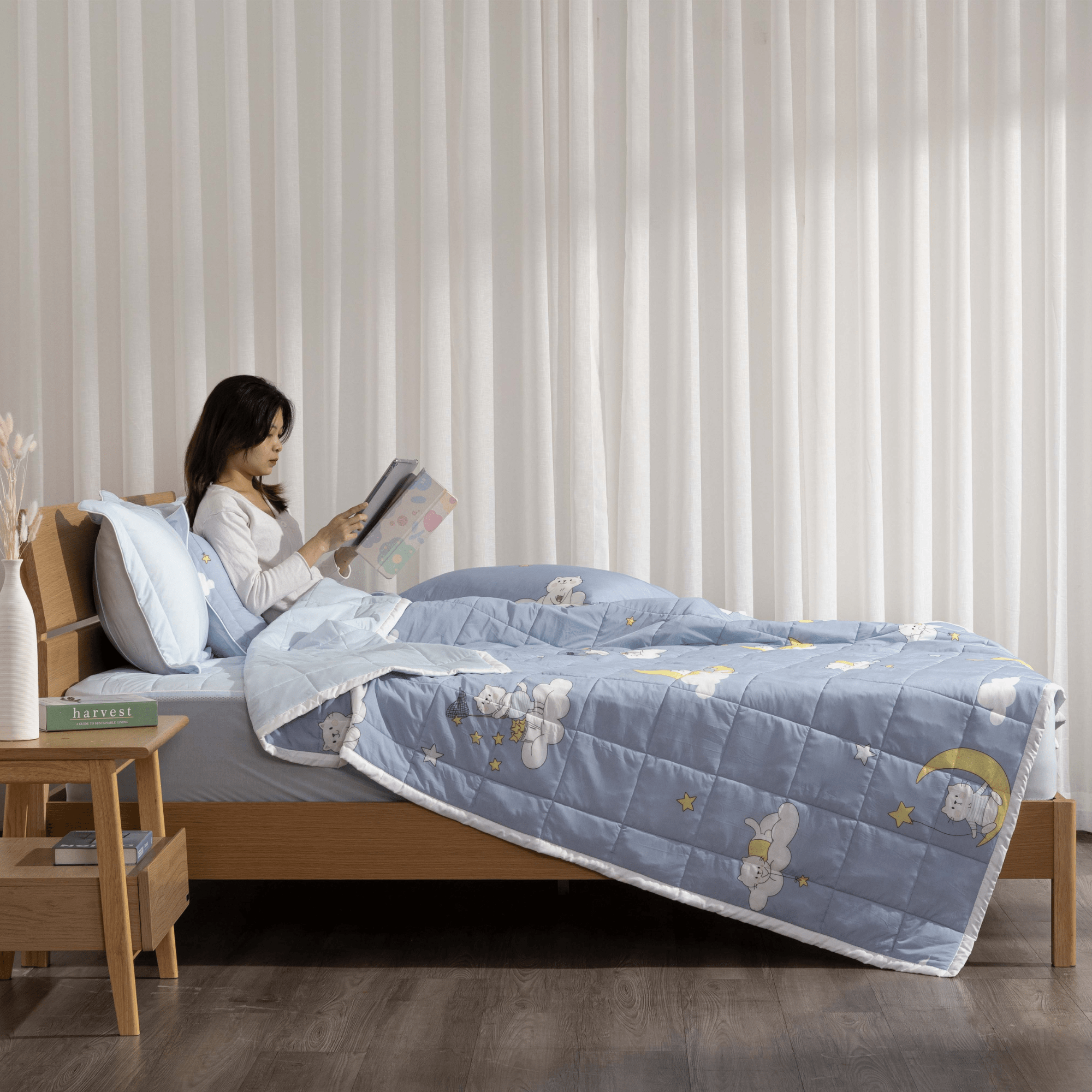 Cặp vỏ gối nằm chần bông K-Bedding by Everon chất vải Cool Flex (thun lạnh) mềm mát KCSP (1 cặp)