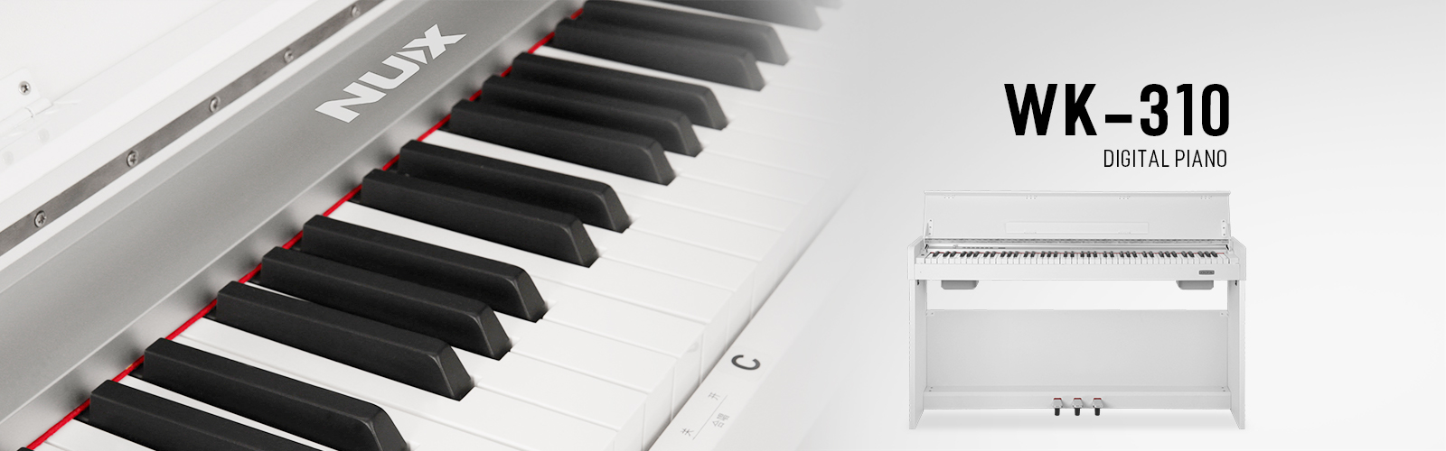 Đàn Piano điện cao cấp, Home Digital Piano - Nux WK-310 - Hàng chính hãng