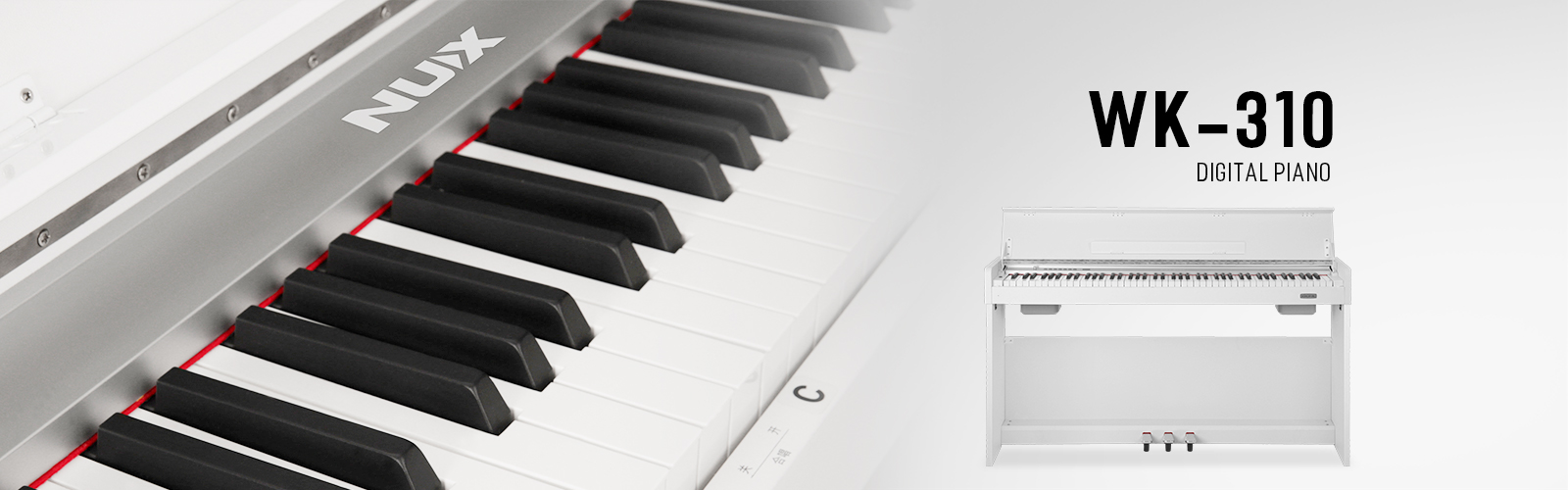 Đàn Piano điện cao cấp, Home Digital Piano - Nux WK-310 (WK310) - Hàng chính hãng