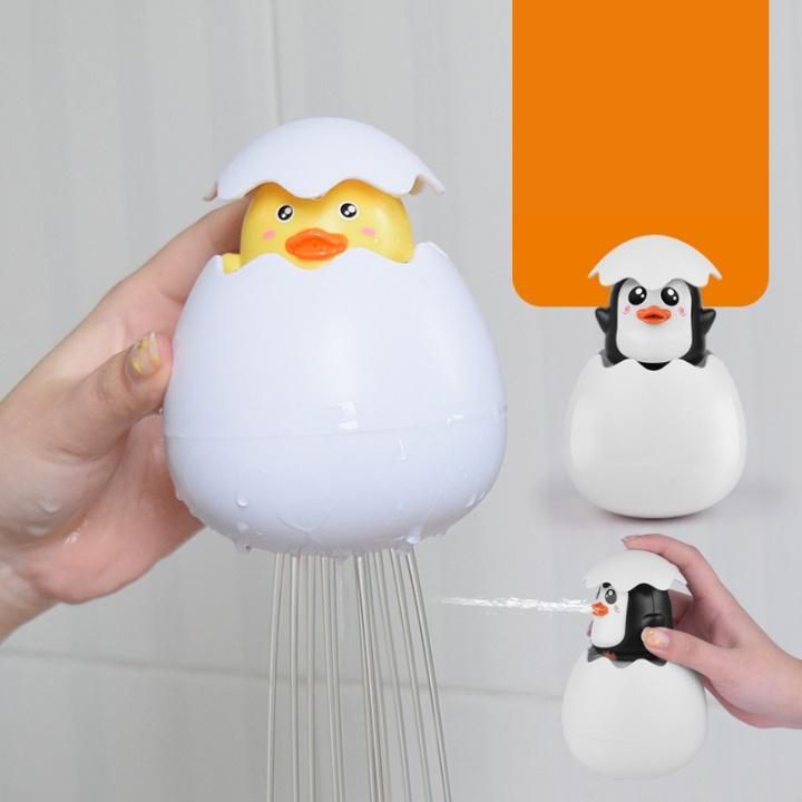 Trứng Vịt Phun Nước - Đồ Chơi Nhà Tắm Dưới Nước thả bồn tắm Cho Bé Thích Thú Vận Động,Vui Chơi Giải Trí