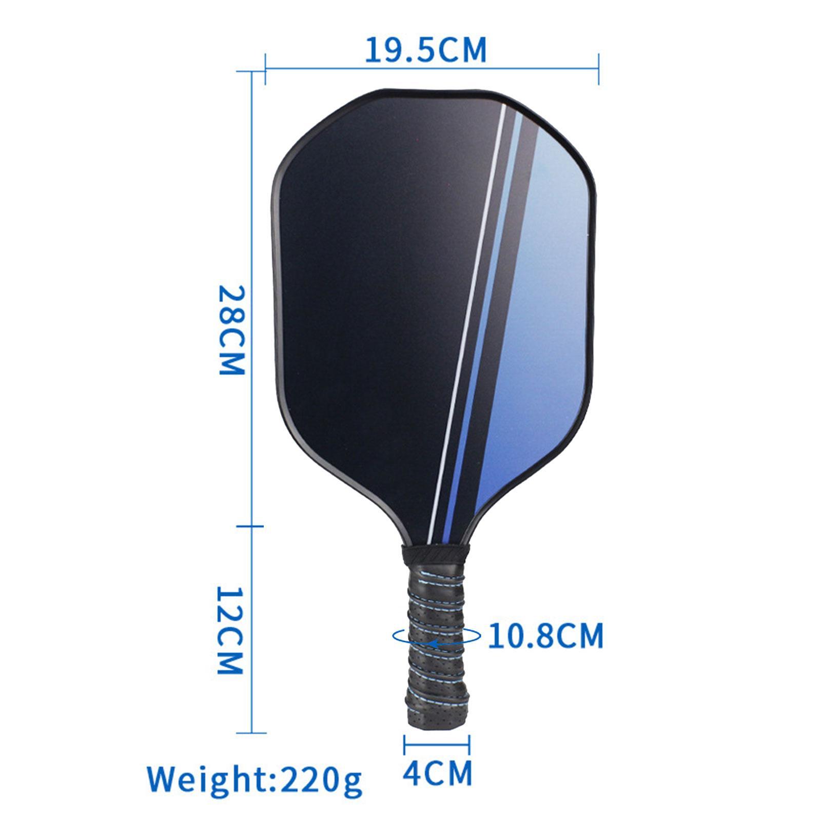 Carbon Fiber Pickleball Paddles Polypropylene Honeycomb Paddle Women Men Kids Professional Pickleball Rackets for Practice Home Gym Beginner