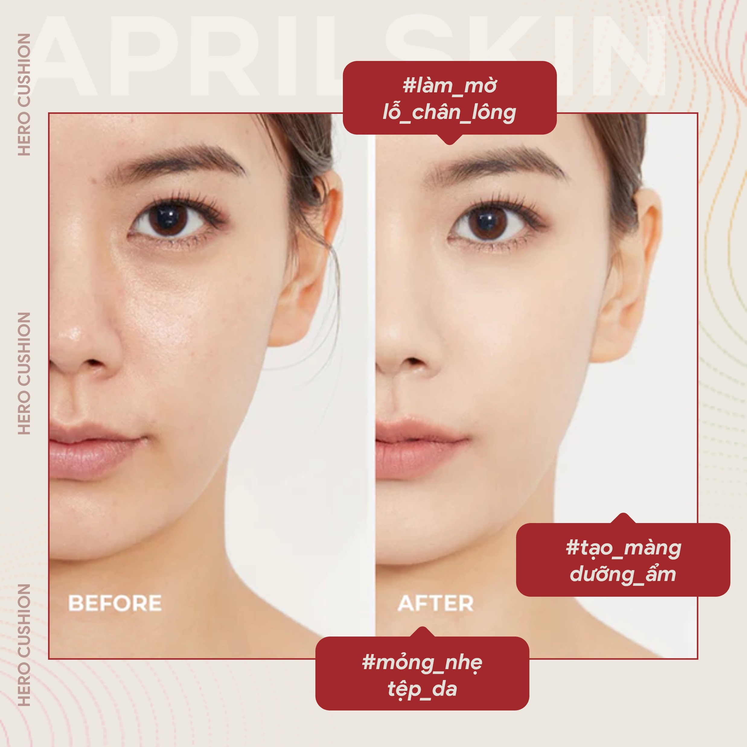 Phấn nước Aprilskin Hero Cushion 12g