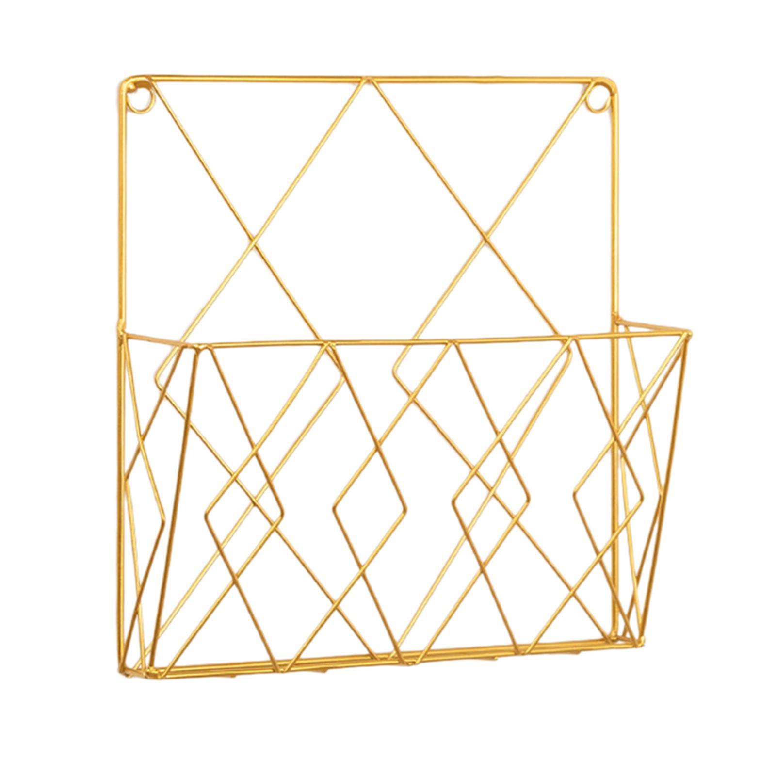 2pcs Metal Newspaper Storage Rack Magazine Holder for Study Room Newspapers