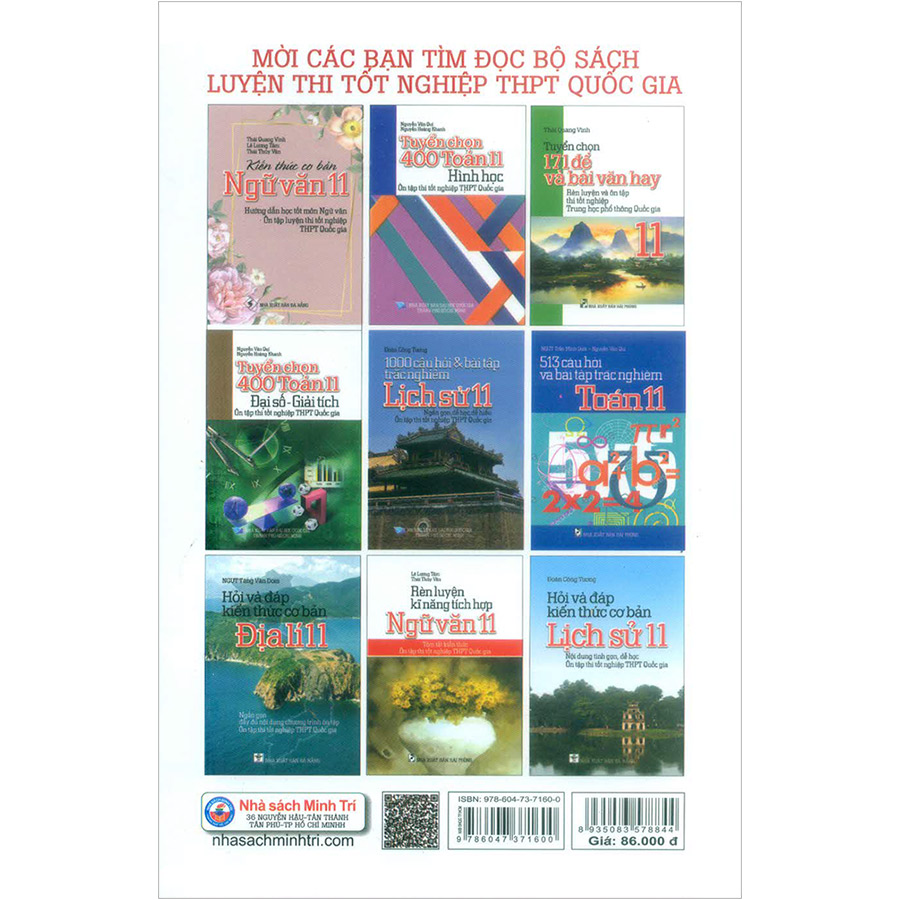 500 Bài Tập Toán 11 - Cơ Bản Và Nâng Cao - Ôn Tập Thi Tốt Nghiệp THPT Quốc Gia