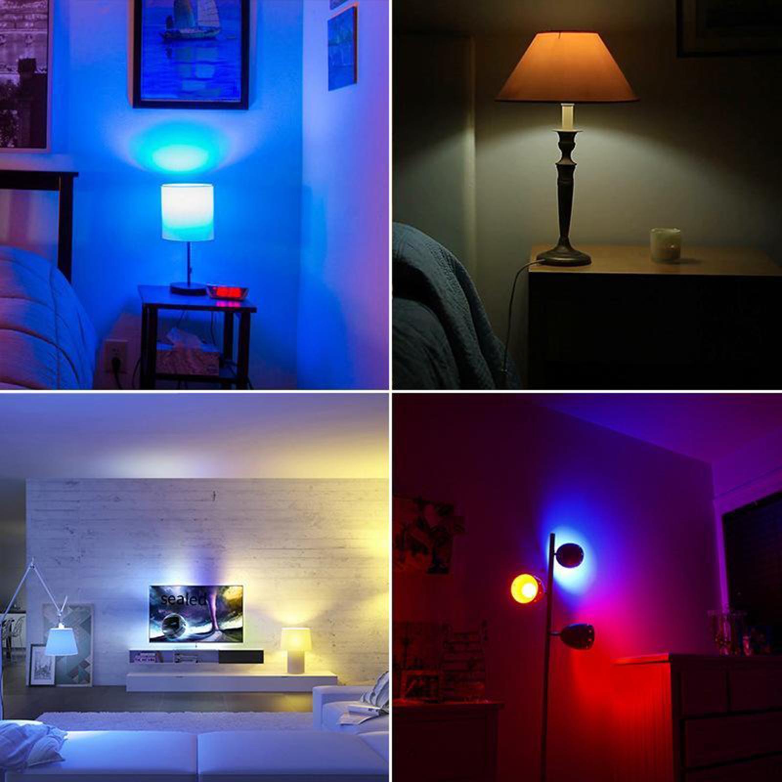 Smart LED Light Bulb RGBCW WiFi Dimmable Works with Alexa