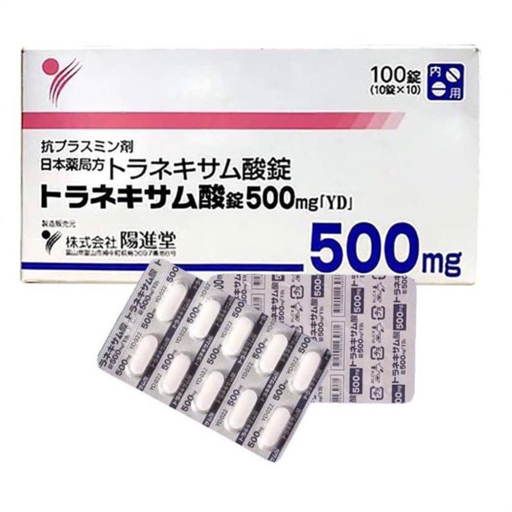 Viên uống trắng da Transamin 500mg Nhật Bản mờ thâm nám 100 viên