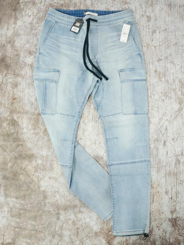 Quần Jeans Nam PacSun Denim Slim Fit Cargo Light Joggers - SIZE S/M/L/XL