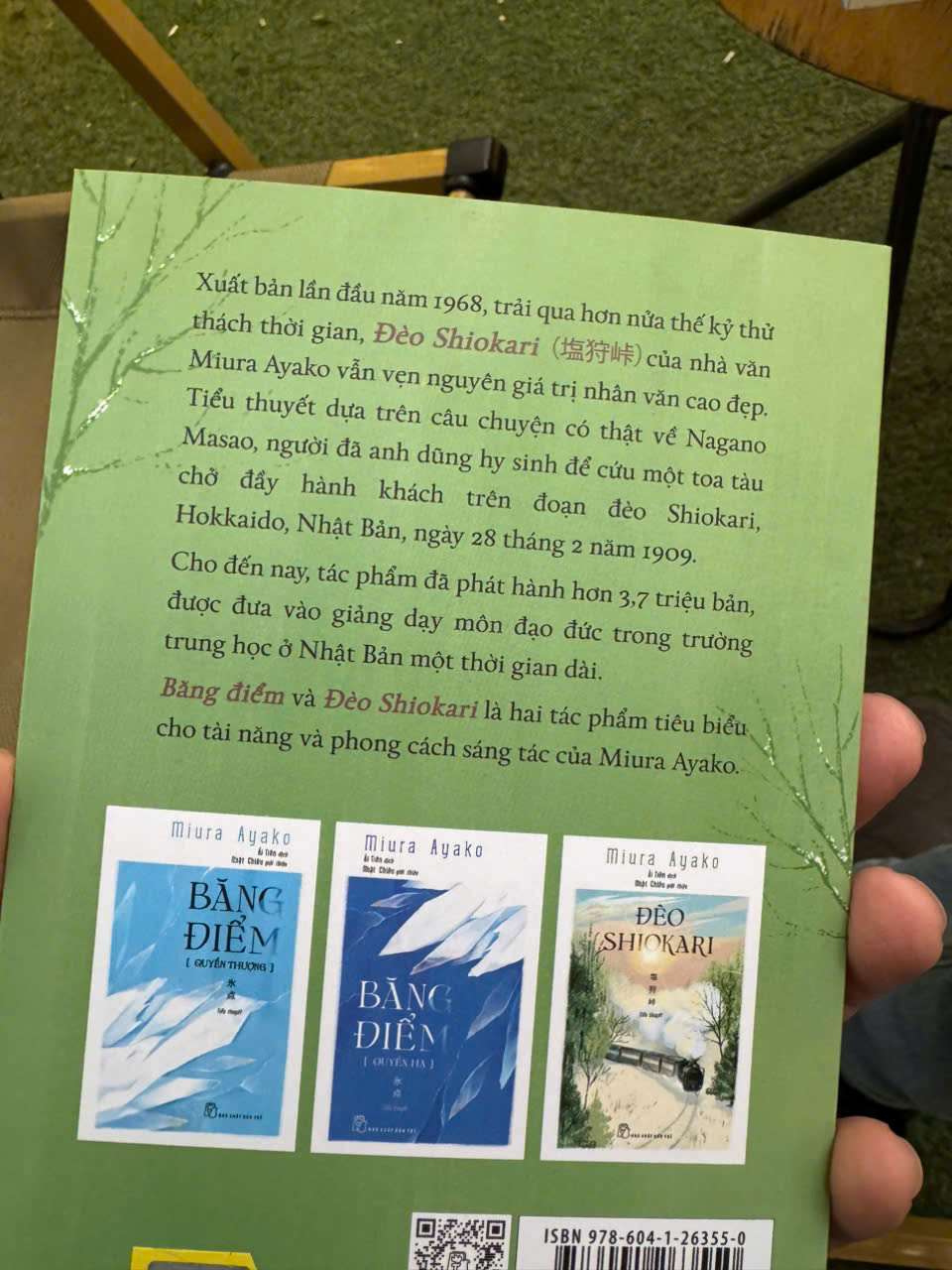 BỘ 3 CUỐN SÁCH NHÀ VĂN MIURA AYAKO: BĂNG ĐIỂM (Quyển thượng, Quyển hạ) và ĐÈO SHIOKARI – Miura Ayako – NXB Trẻ