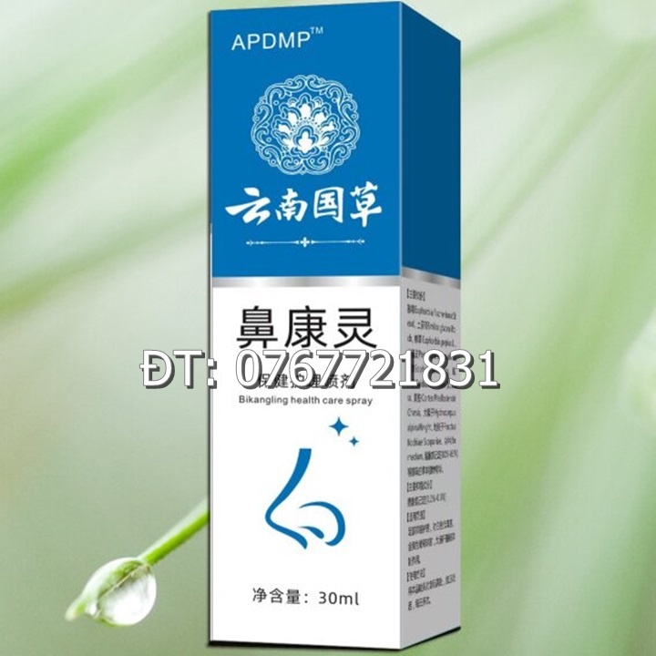 Chai xịt mũi hỗ trợ viêm xoang, viêm mũi dị ứng, viêm mũi mãn tính xuất xứ Nhật Bản loại 30 ml – Mã số 1151