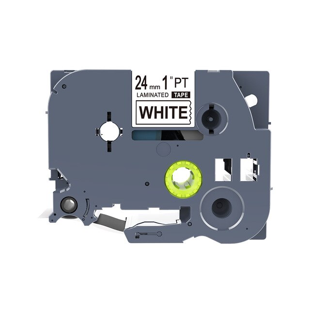 Băng nhãn in siêu bền, chống nước TZ2 TZe cỡ 24mm dài 8m dùng cho nhiều loại máy in Brother P-touch Tz2-251 / Tz2-451 / Tz2-551 / Tz2-651 / Tz2-751