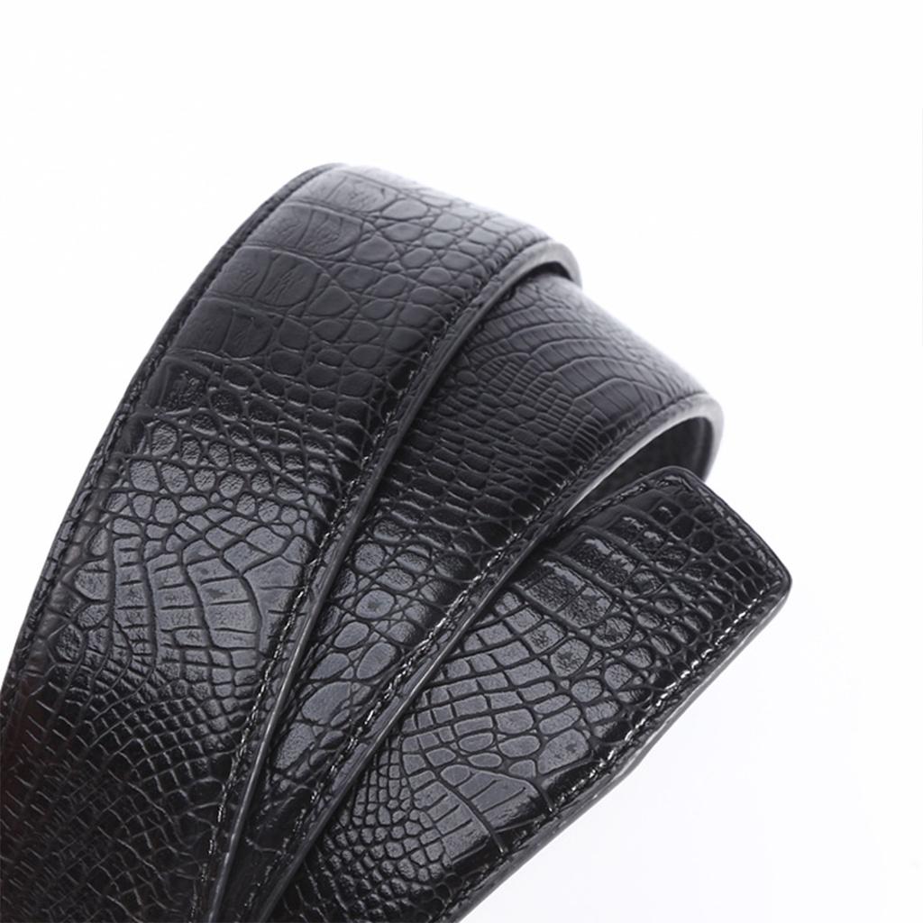 Thắt lưng da nam mặt cá sấu Dây nịt nam khóa tự động sang trọng cao cấp TL16